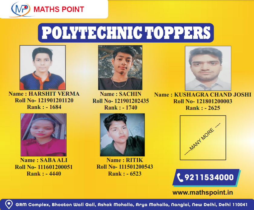 polytechnic toppers 2023